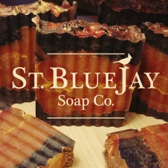St. BlueJay Soap Co. Logo